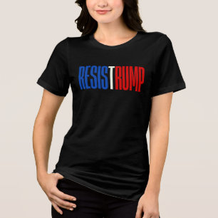 Trump - politische Erklärung Tri-Blend Shirt