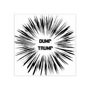 Trump - Politische hölzerne Briefmarke Gummistempel