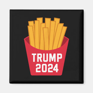 Trump Pommes Frites 2025 Trump 2025 Trump Fritten  Magnet