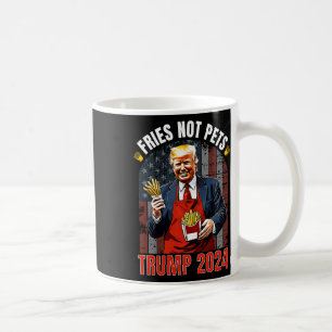 Trump Pommes statt Haustiere 2025 Macht Pommes wie Kaffeetasse
