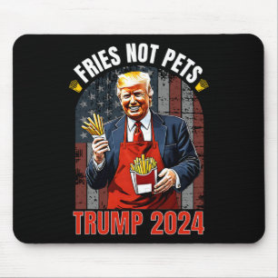 Trump Pommes statt Haustiere 2025 Macht Pommes wie Mousepad