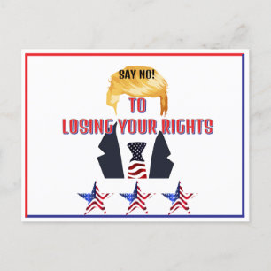 Trump Postcard an Ihren Senator Postkarte