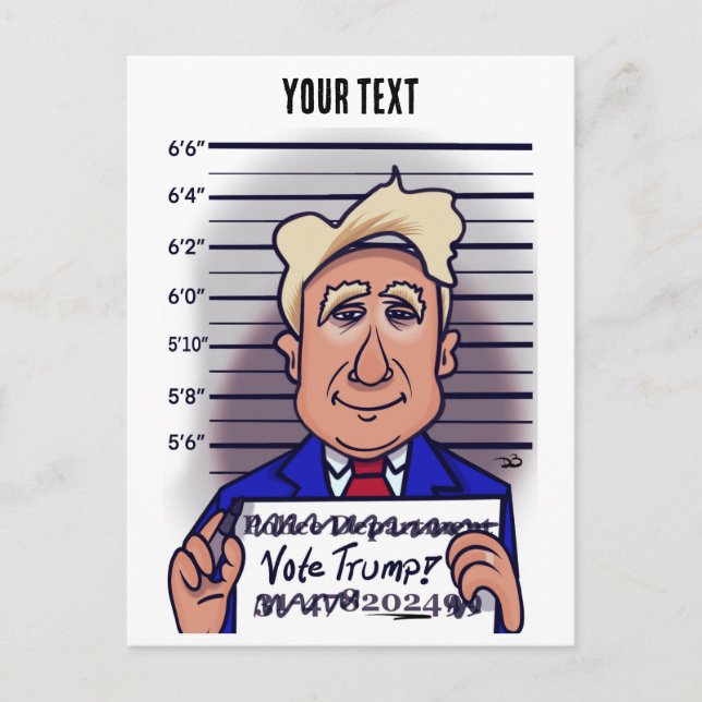 Trump Postcard wählen Postkarte (Vorderseite)