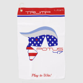 TRUMP POTUS47 Golf Handtuch