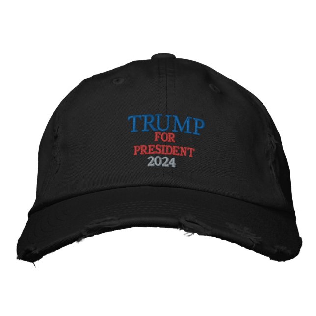 TRUMP POUR LE PRÉSIDENT 2024 CASQUETTE CHINOIS DÉT (Devant)