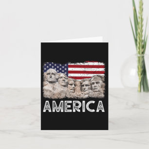Trump Präsident 45. Rushmore - Amerikanische Flagg Karte