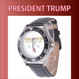 Trump Präsident 💪 Gold Geschirrtuch