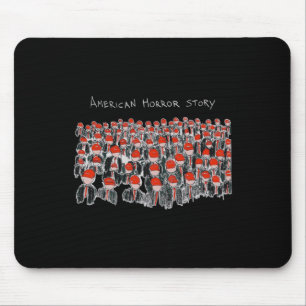 Trump-Präsident Usa Flag Halloween-Horror Story 1 Mousepad