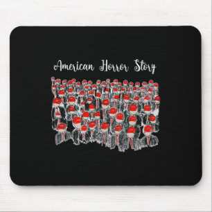 Trump Präsident USA-Flagge Halloween-Horror-Geschi Mousepad