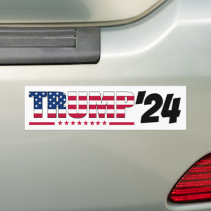 Trump-Präsidentschaftskampagne 2024 Autoaufkleber
