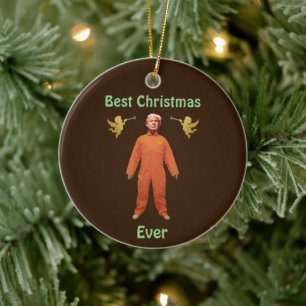 Trump Prisoner Keramik Ornament