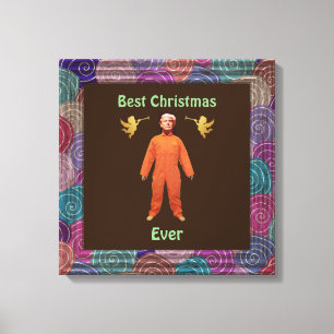 Trump Prisoner Stretched Canvas Print Leinwanddruck