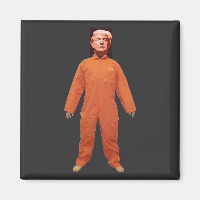 Trump Prisonnier Magnet (Devant)