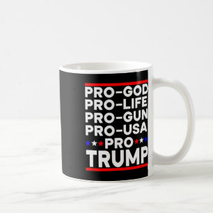 Trump Pro Waffe Pro Leben Pro Gott Pro USA Republi Kaffeetasse