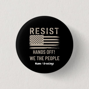 Trump Protest-Shirt - Anti-Politisches Hemd Button