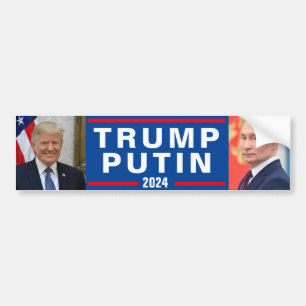 TRUMP/PUTIN 2024 Autoaufkleber