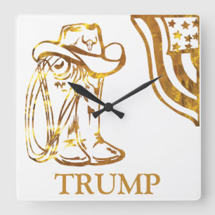 TRUMP QUADRATISCHE WANDUHR