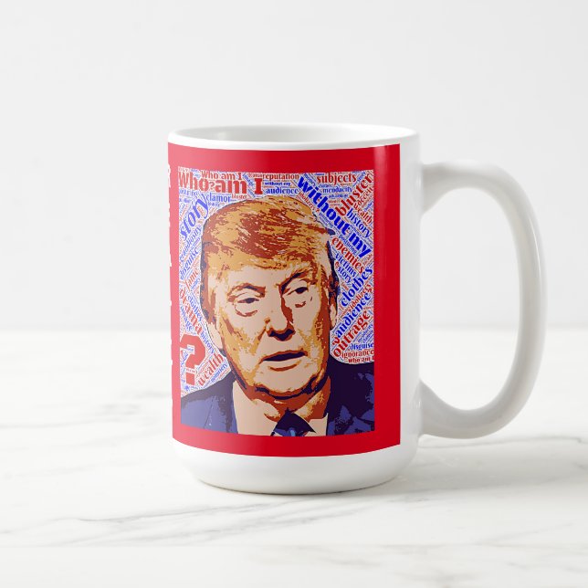 Trump Qui Suis-Je Vraiment Classique Mug Blanc (Droite)