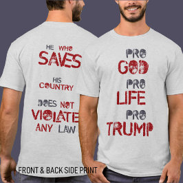 Trump Quote Shirt | Patriotisches politisches Slog