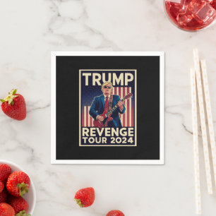 Trump-Rache Tour 2024 - Politische Wahl 2024 Serviette