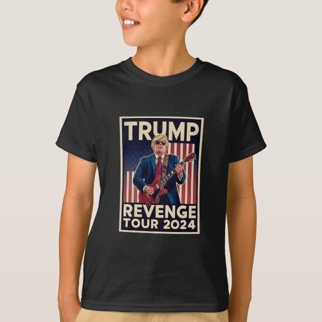 Trump-Rache Tour 2024 - Politische Wahl 2024 T-Shirt (Vorderseite)