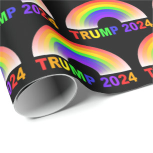 Trump Rainbow 2024 Geschenkpapier