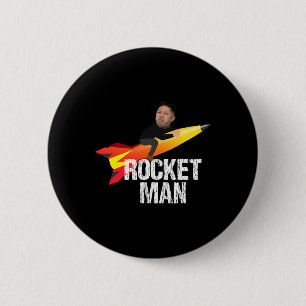 Trump Raketenmann Kim Jong Un Nordkorea Lustig Button