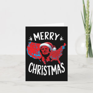 Trump Red Election Map frohe Weihnachten Trump Win Karte