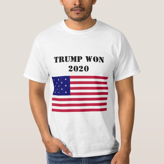 Trump remporte le t-shirt électoral de 2020 (Devant)