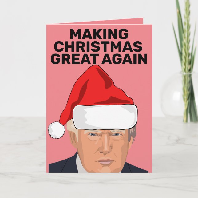 TRUMP RENDRE NOËL DE GRANDES CARTES DE NOUVEAU (Devant)