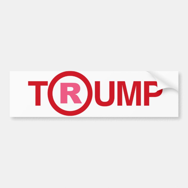 Trump Republican Bumper -.pnng Autoaufkleber (Vorne)