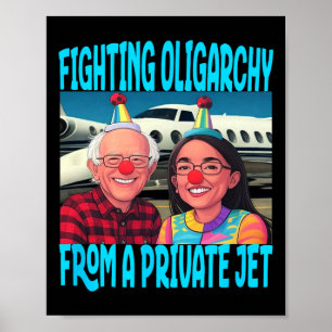 Trump-Republikaner bekämpfen Oligarchie aus dem pr Poster