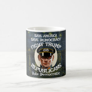 Trump Republikanischer Party Grad Rentirement Wedd Kaffeetasse