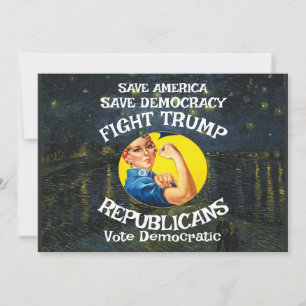 Trump Republikanisches Party Birthday Holiday Boys Einladung