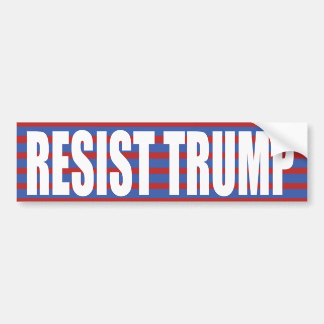 TRUMP RESISTIEREN AUTOAUFKLEBER (Vorne)