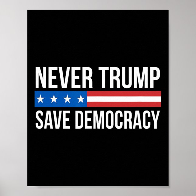 Trump - Rett Demokratie - Poster (Vorne)