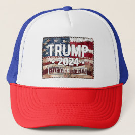 Trump! rett wieder Amerika. Truckerkappe