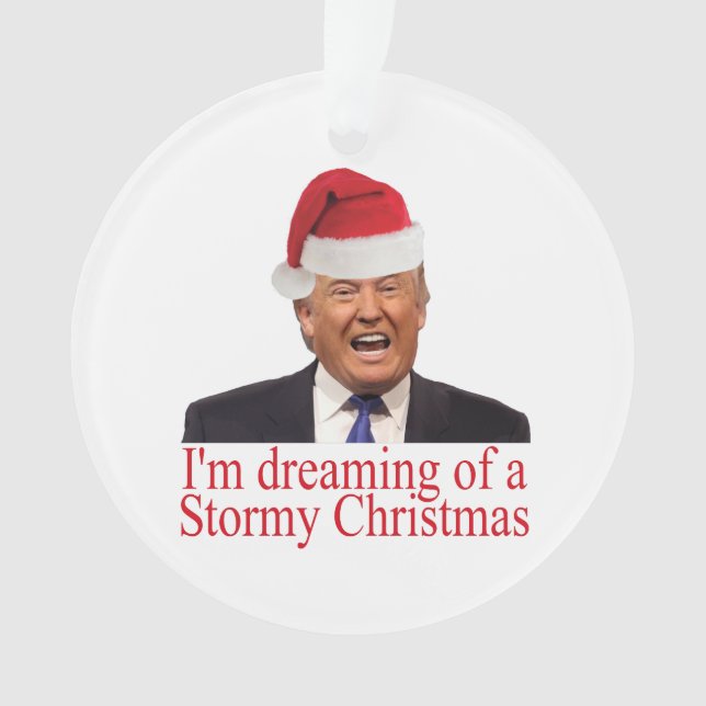 Trump, rêve d'un Noël orageux (devant)