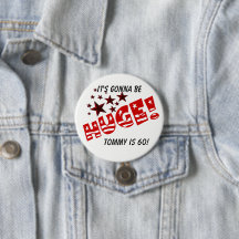Trump RIESIGE Party-Feier Party Favor Button