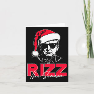 Trump Rizz Die Jahreszeit Weihnachten Funny Donald Karte