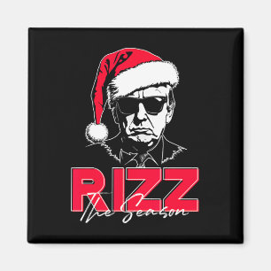 Trump Rizz Die Jahreszeit Weihnachten Funny Donald Magnet