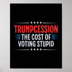 Trump Rücktritt Poster