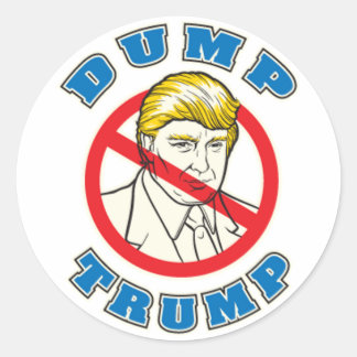 Trump Runder Aufkleber