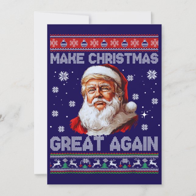 Trump Santa Claus hat Weihnachten wieder großartig (Vorderseite)