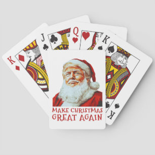 Trump Santa Claus Weihnachten wieder großartig m Spielkarten