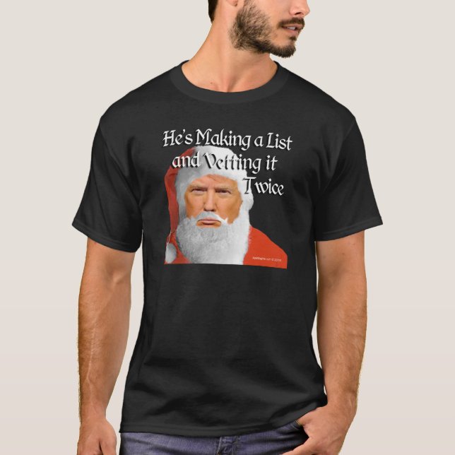 Trump Santa T - Shirt (Vorderseite)