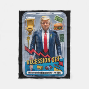 Trump Satire überlebte Rezession Box Set Action Fi Fleecedecke