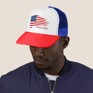 Trump-Schlachtflagge 2024 Truckerkappe