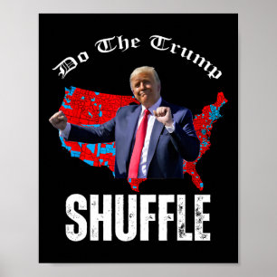 Trump schüttelt Trump Elaine Dance Gif Trump Dan Poster