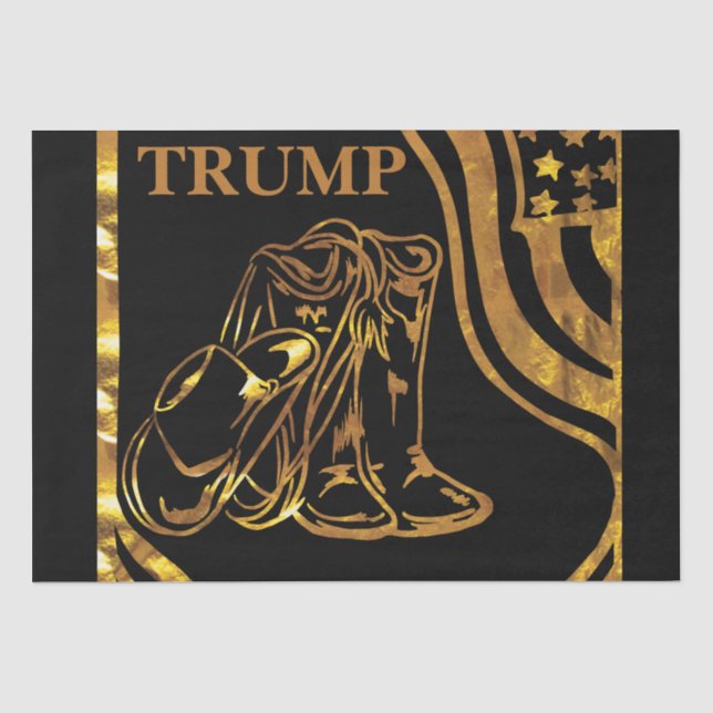 TRUMP SEIDENPAPIER (Vorderseite)